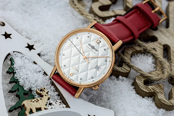 Zeppelin Grace Lady Quartz Rose Gold PVD Vegan Straps Set ZE-7443-1NSET