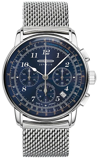 Zeppelin LZ126 Los Angeles Automatic Chrono Mesh ZE-7624M-3