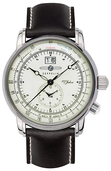 Zeppelin 100 Years Zeppelin Quartz Big Date GMT ZE-8640-3