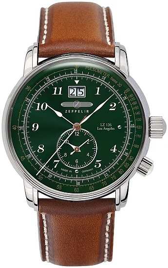 Zeppelin LZ126 Los Angeles Quartz Big Date GMT ZE-8644-4