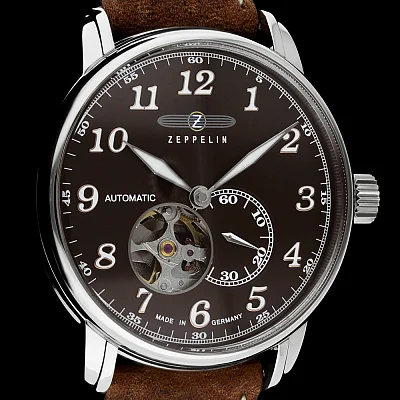 Zeppelin LZ127 Count Zeppelin Automatic Open-Heart ZE-7666-4