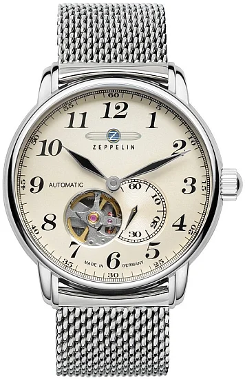 Zeppelin LZ127 Count Zeppelin Automatic Open-Heart Mesh ZE-7666M-5