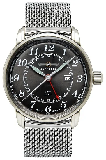 Zeppelin LZ127 Count Zeppelin GMT Mesh ZE-7642M-2
