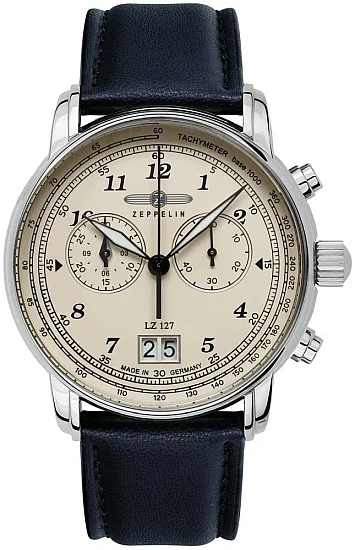 Zeppelin LZ127 Count Zeppelin Quartz Chrono Big-Date ZE-86841