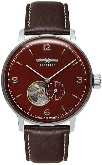 Zeppelin LZ129 Hindenburg Automatic Open-Heart Vegan Strap ZE-8066-4N