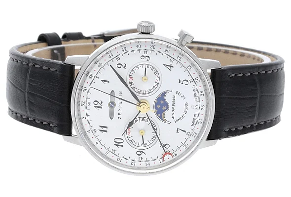 Zeppelin LZ129 Hindenburg Lady Quartz Moonphase ZE-7037-1