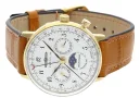 Zdjęcie 4 Zeppelin LZ129 Hindenburg Lady Quartz Moonphase Yellow Gold ZE-7039-1
