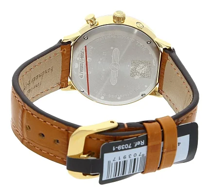 Zeppelin LZ129 Hindenburg Lady Quartz Moonphase Yellow Gold ZE-7039-1