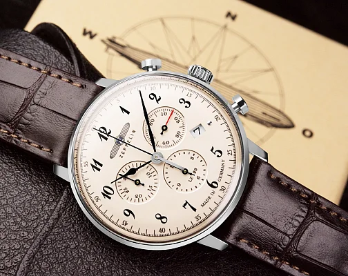 Zeppelin LZ129 Hindenburg Quartz Chrono ZE-7086-4