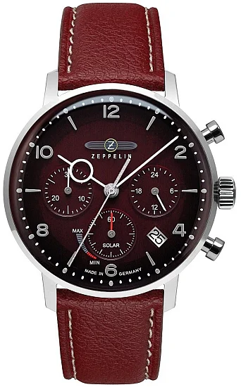 Zeppelin LZ129 Hindenburg Solar Chrono Vegan Strap ZE-8086-2N