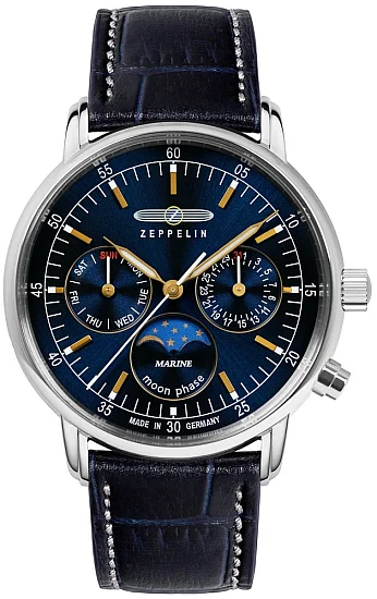 Zeppelin LZ14 Marine Moonphase Day-Date Quartz ZE-8635-3