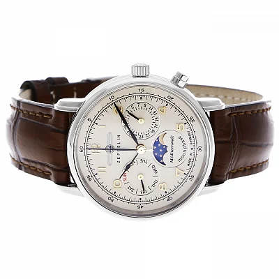 Zeppelin LZ14 Mediterranee Moonphase Day-Date Quartz ZE-9637-5