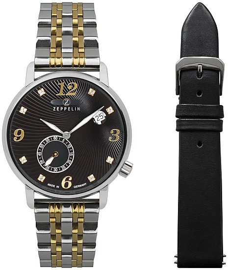 Zeppelin Luna Lady Quartz Yellow Gold PVD Set ZE-7633M-2SET