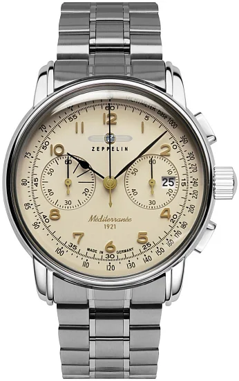 Zeppelin Mediterranee Quartz Chrono Date ZE-9670MB5