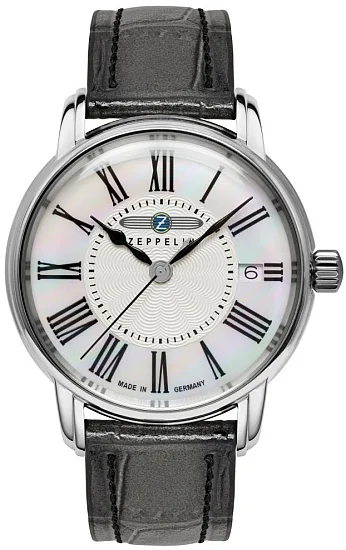 Zeppelin Metropolis Quartz Date White Pearl Dial ZE-95411