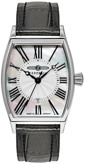 Zeppelin Metropolis Quartz Date White Pearl Dial ZE-83491