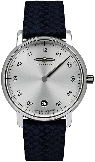 Zeppelin New Captain's Line Lady Quartz Monotimer ZE-8643-4