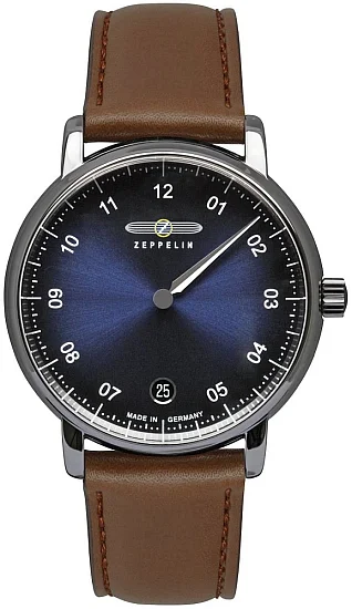 Zeppelin New Captain's Line Small Quartz Monotimer ZE-8643-3