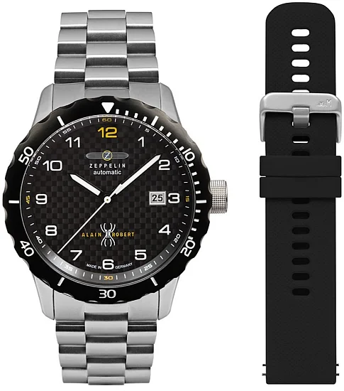 Zeppelin Night Cruise Automatic Bracelet Set Alain Robert Limited Edition Set ZE-7266M-5SET