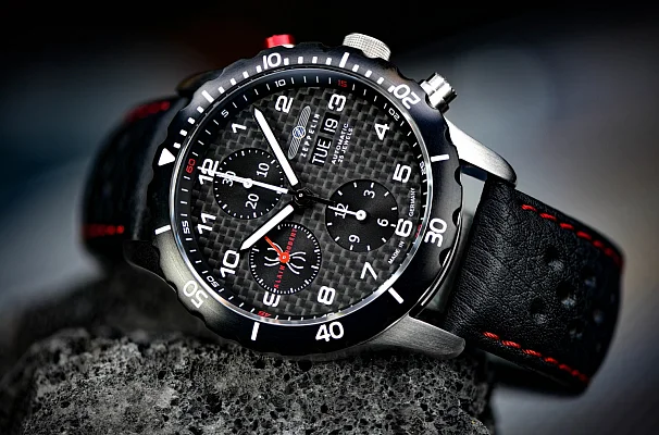 Zeppelin Night Cruise Automatic Chrono Day-Date Valjoux ZE-7216-2