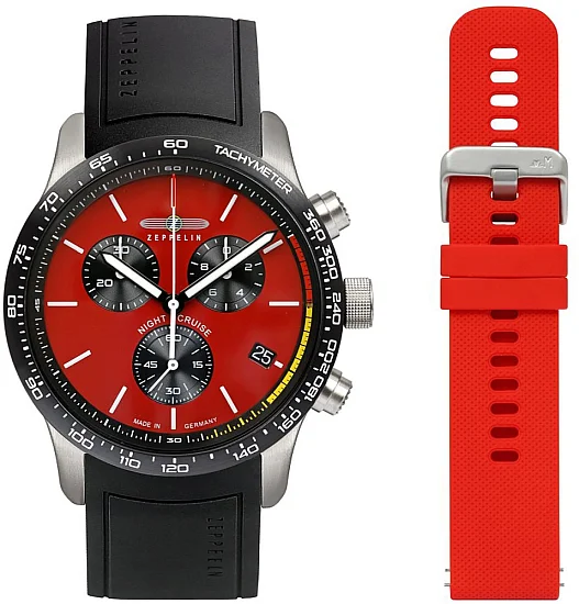 Zeppelin Night Cruise Quartz Chrono Set ZE-7288-5SET