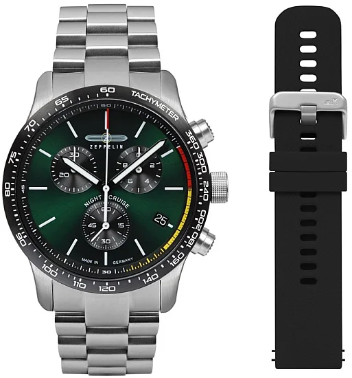 Zeppelin Night Cruise Quartz Chrono Set ZE-7288M-4SET