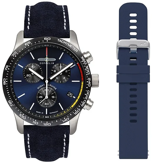 Zeppelin Night Cruise Quartz Chrono Set ZE-7288-3SET