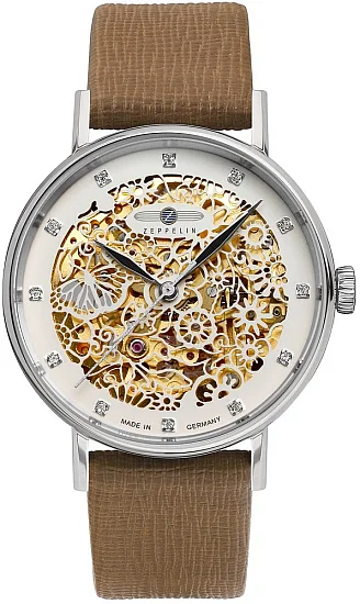 Zeppelin Princess of the Sky Lady Automatic Skeleton ZE-7461-5