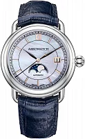 Aerowatch 1942 Big-Size Lady Automatic Moonphase A 77983 AA02 BR BLEU