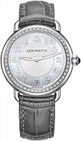 Aerowatch 1942 Mid-Size Lady Quartz Diamonds A 42960 AA19 DIA