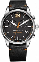 Aerowatch Les Grandes Classiques Quartz Chronograph Pilot Polish Basketball A 79990 AA06 BAS