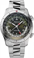 Alpina Startimer Pilot Quartz Worldtimer AL-255GR4S26B
