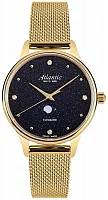 Atlantic Elegance Moonphase Aventurine Mesh 30230.45.59MB