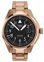 Aviator Airacobra Date Type B Rose Gold PVD V.1.38.2.315.5