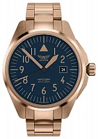 Aviator Airacobra Date Type B Rose Gold PVD V.1.38.2.318.5