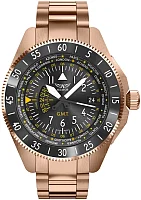 Aviator Airacobra GMT Rose Gold PVD V.1.37.2.307.5