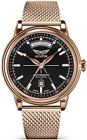 Aviator Douglas Day-Date Automatic Mesh Rose Gold PVD V.3.20.2.146.5