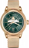 Aviator Douglas Moonflight Moonphase Rose Gold PVD Mesh V.1.33.2.263.5