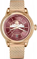Aviator Douglas Moonflight Moonphase Rose Gold PVD Mesh V.1.33.2.265.5