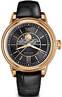 Aviator Douglas Moonflight Moonphase Yellow Gold PVD V.1.33.2.253.4