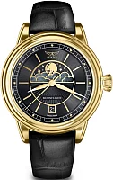 Aviator Douglas Moonflight Moonphase Yellow Gold PVD V.1.33.1.344.4