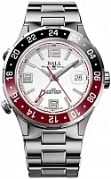 Ball Roadmaster Pilot GMT 40mm COSC Chronometer DG3038A-S1C-WH