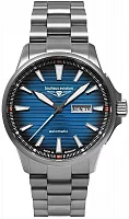Bauhaus Aviation Automatic Day-Date Sapphire Titanium BA-2862M3