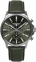 Bauhaus Aviation Quartz Chrono Alarm Sapphire Titanium BA-2880-4