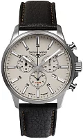 Bauhaus Aviation Quartz Chrono Alarm Sapphire Titanium BA-2880-5