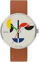 Bauhaus Walter Gropius Forum Triade der Sinne Leather Strap WG.019-03
