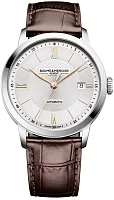 Baume & Mercier Classima Gent Automatic Date Leather Strap White Dial M0A10853