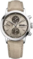 Baume & Mercier Classima Gent Automatic Chronograph Date Leather Strap Grey Dial M0A10782