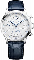 Baume & Mercier Classima Gent Automatic Chronograph Date Leather Strap Grey Dial M0A10330