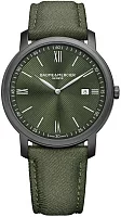 Baume & Mercier Classima Gent Quartz Date Synthetic Strap Green Dial M0A10766